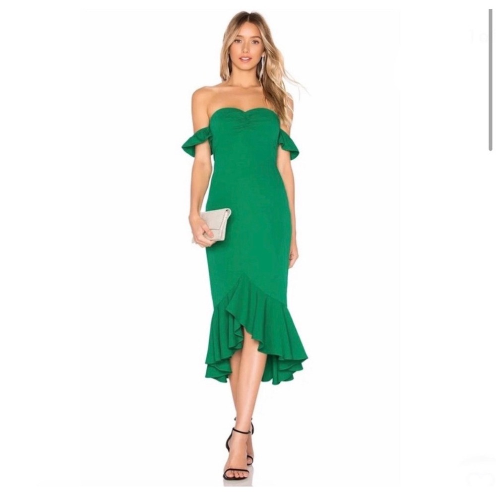 Revolve Lovers and Friends Giulia Preppy Party Midi Retro Boho European Dress XS